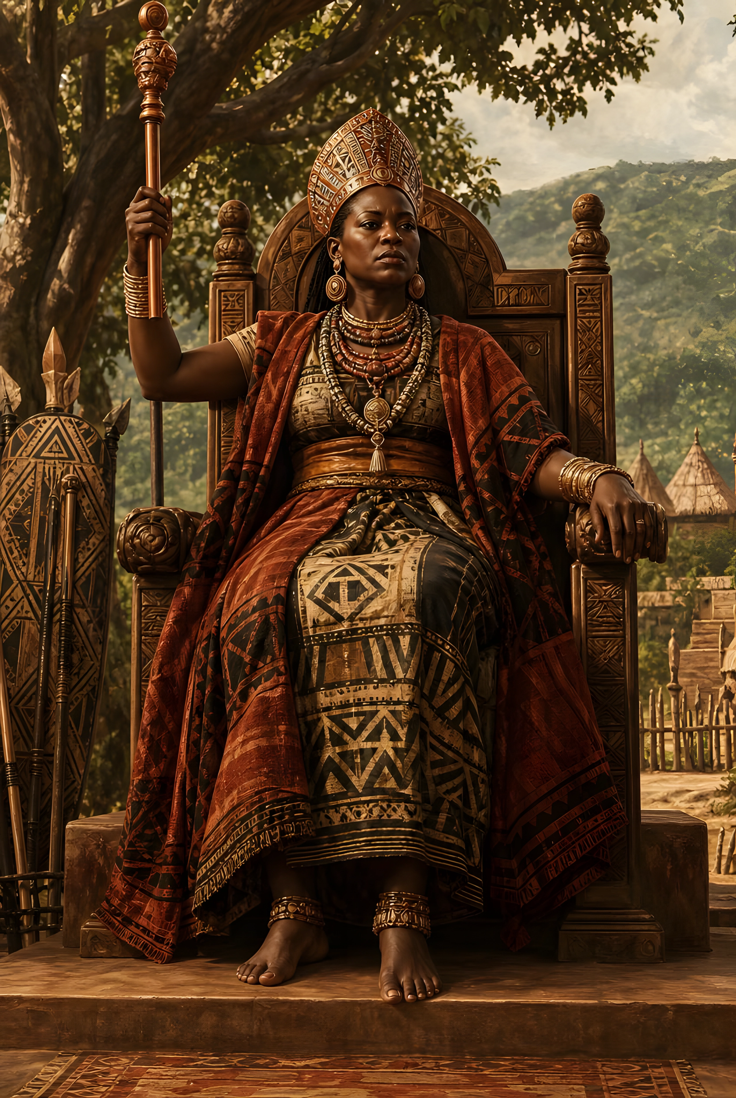 Nzinga Mbande, a mythic figure explored inside Mirrors of Power
