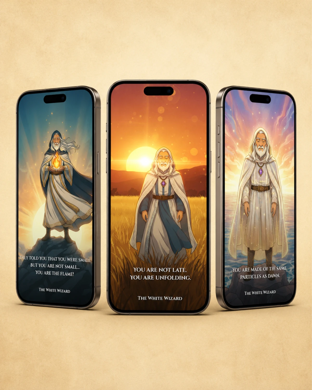 The White Wizard quote cards cover